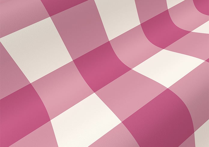 Gingham, Cosmos - Roller Blind - Image 4